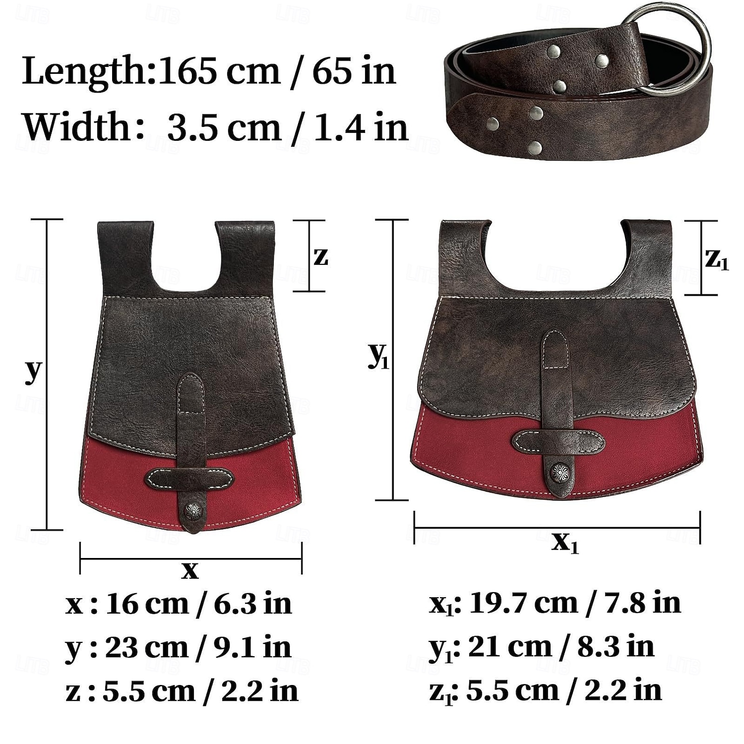 Medieval Renascentista Cinto bolsa de cinto Guerreiro Viking Fantasia Mulheres Celta Viking Dia Das Bruxas Carnaval Espetáculo LARP Ren Faire Adulto Cinto Bolsa de 2026 por $38.99 –P2