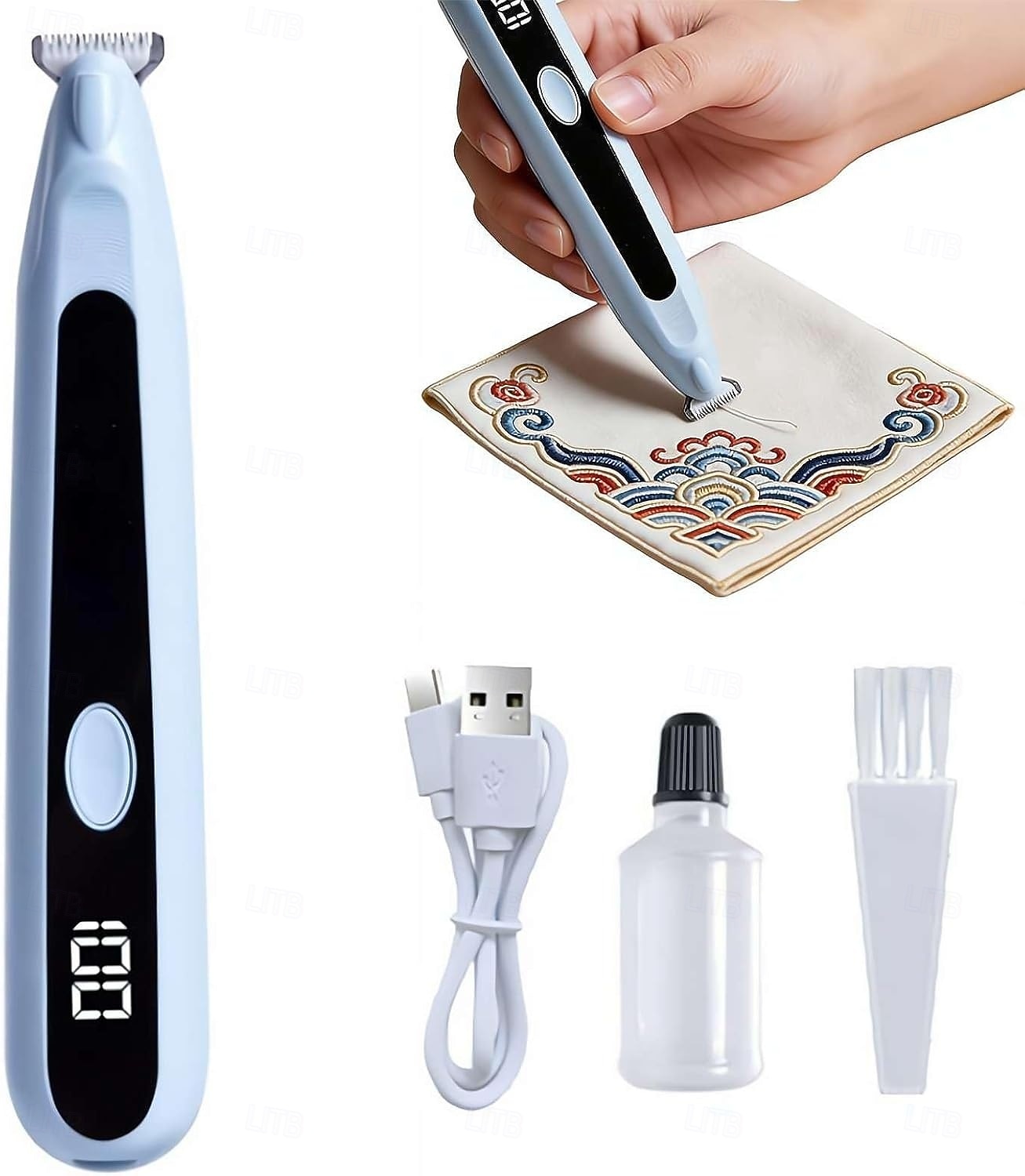 Removedor de linha elétrico, descosturador para projetos de costura, dispositivo portátil com lâmina de precisão para alfaiates, quilteiras, costureiras, artistas têxteis, amantes de artesanato, de 2026 por $27.99 –P2