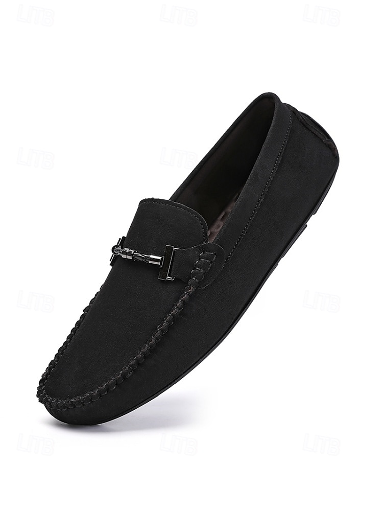 Men's Faux Leather Brown Slip-On Loafers, Trendy and Comfortable, Great for Resort Evenings and Night Out 2026 - $42.99 –P11