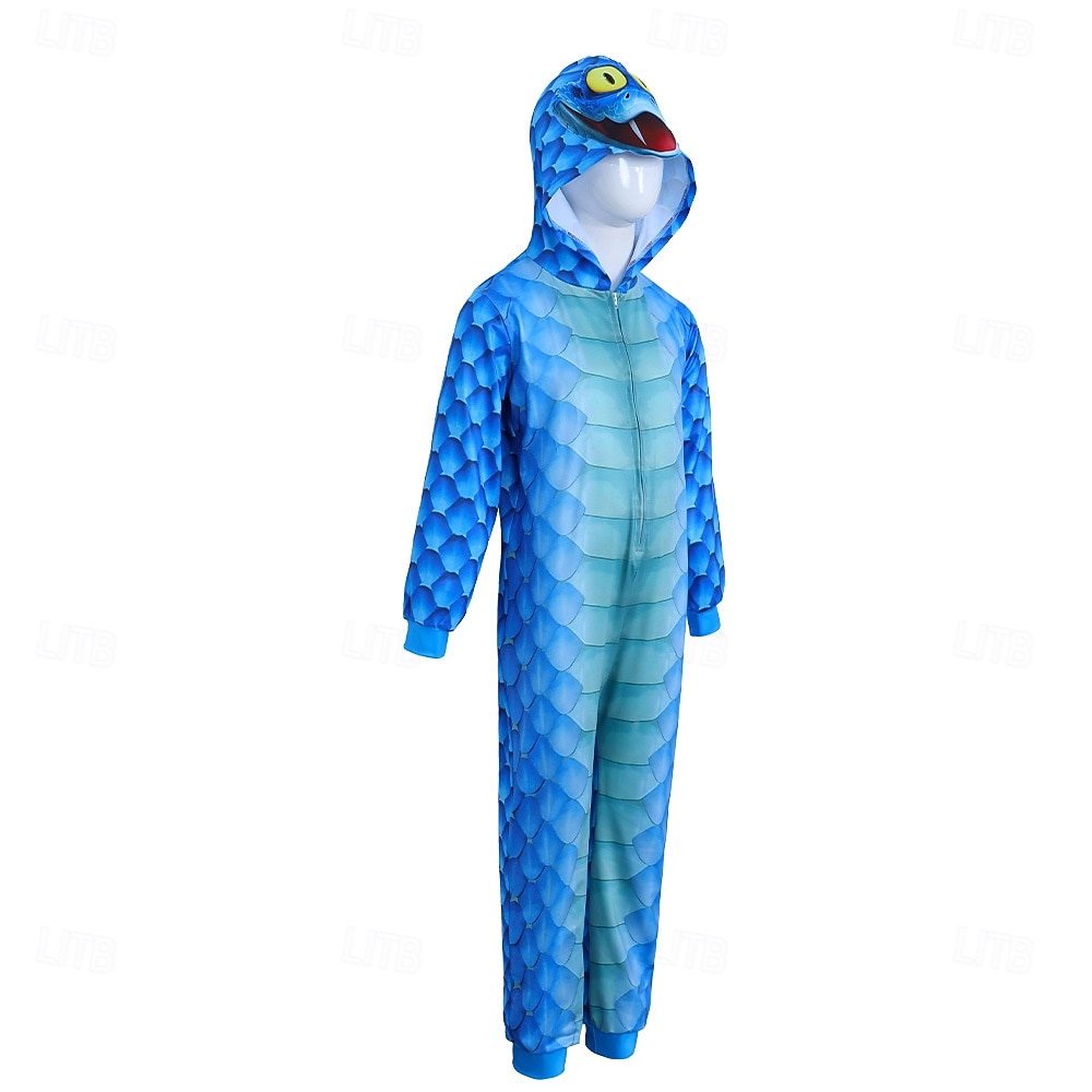 Fiaba Detective degli animali Fantasia animale Serpente Pigiami Pigiama Costume per festa a tema Cosplay for Ragazzi Bambini Adulti Carnevale Festa / Sera del 2026 a $37.99 –P9