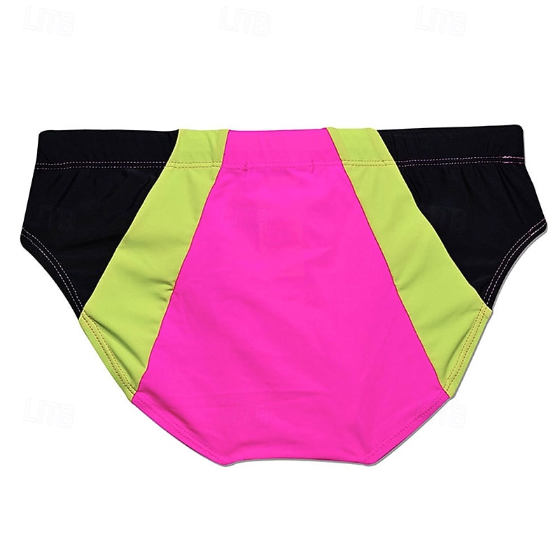 Per uomo Costume da bagno Costume da Bagno Slip mare Color-blocking Asciugatura Rapida Elastico Traspirante Costume da Bagno Pantaloni Surf Sport Acquatici Nuoto Estate del 2026 a $13.99 –P14