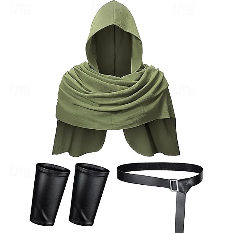 Mittelalterlich Renaissance Ausgefallene Kostüme Armschützer Tunika Krieger Wikinger Kostüm Herren Halloween Karneval Leistung LARP Renaissance-Messe Erwachsene Kostüm 2026 - $54.99 –P4