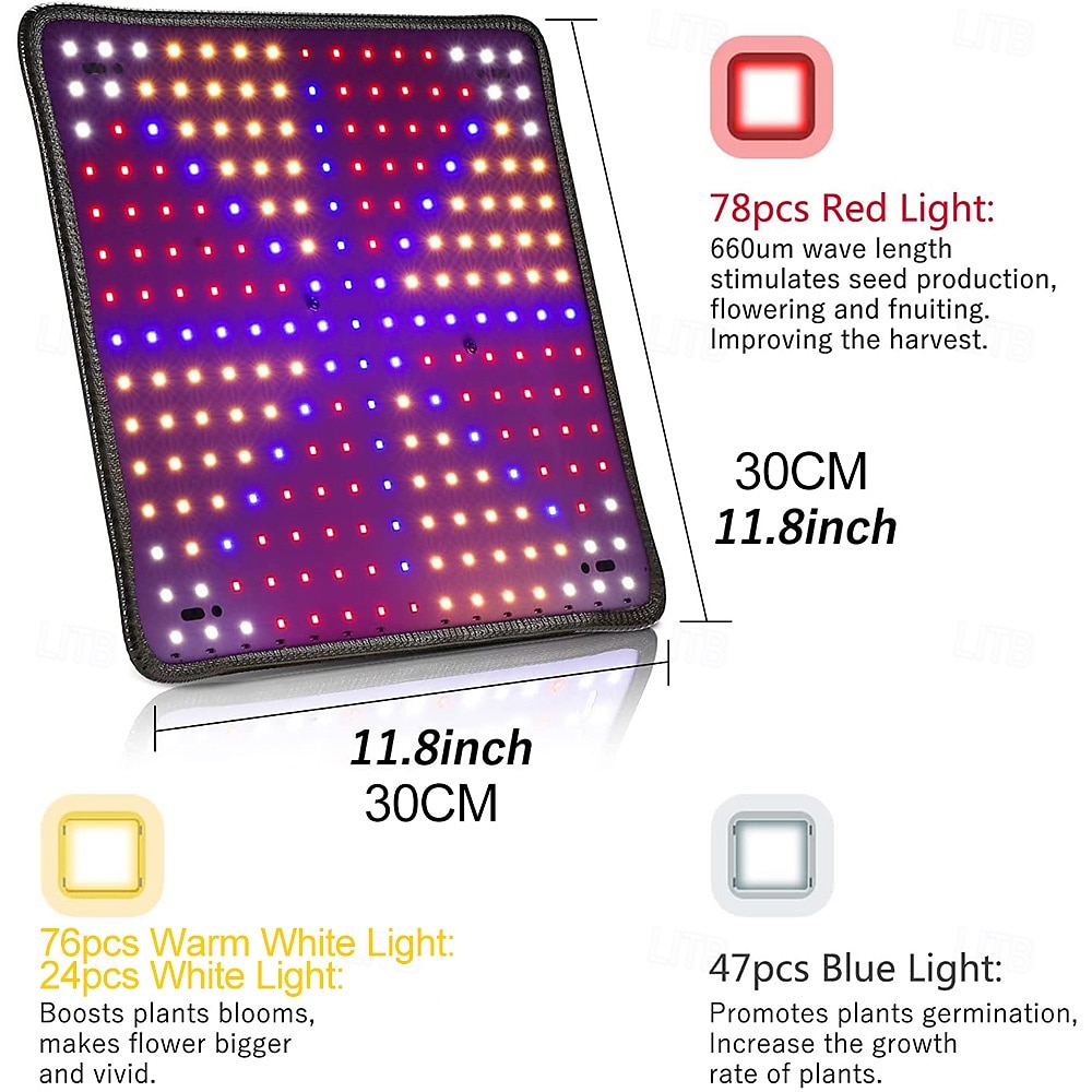 LED Quantum Board Full Spectrum Plant Grow Light for Greenhouse & Succulents, Indoor Flowering & Hydroponic, EU/US/UK/AU Plug, Adjustable Brightness, Energy Efficient 2026 - $33.99 –P13