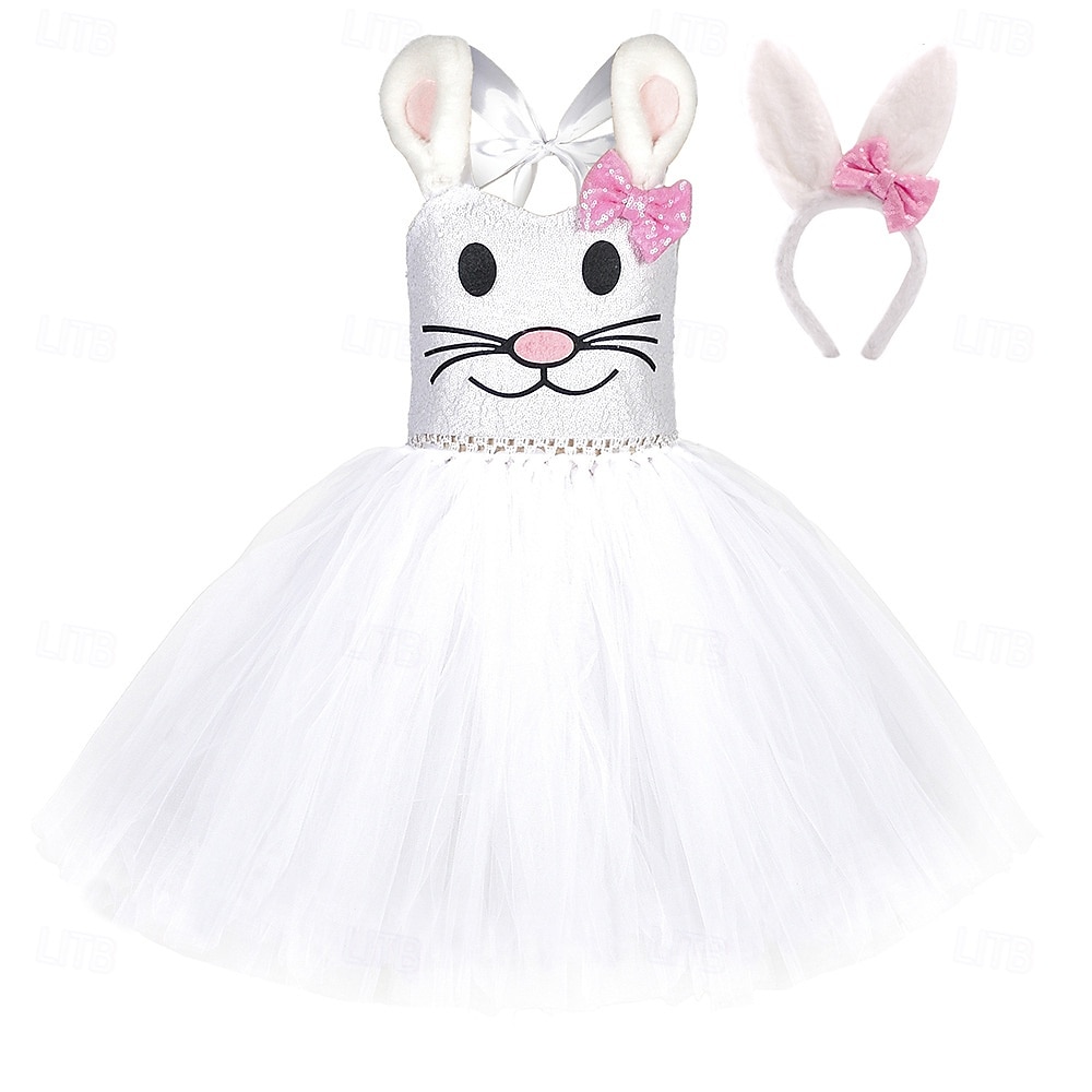 Tutu manto Animal Coelho coelhinho da Páscoa Vestidos Engraçado Crianças Para Meninas Dia Das Bruxas Páscoa Carnaval Festa Vestir-se de 2026 por $32.99 –P2