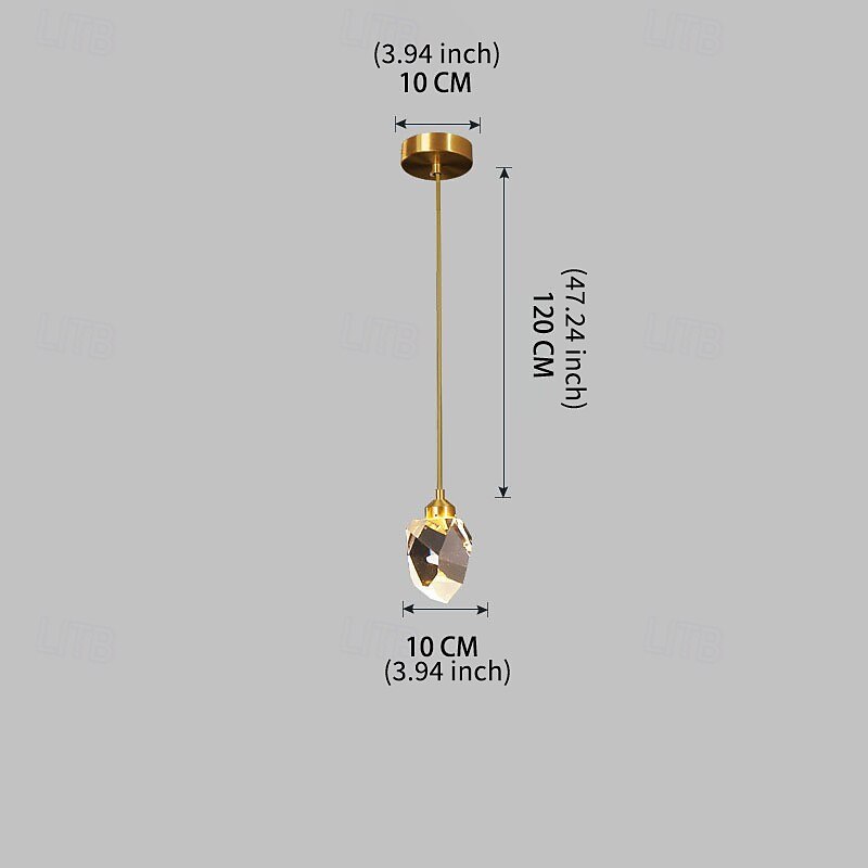 3-Light 5-Light 7-Light 10 cm Mulighet for demping Enkelt design Anheng Lys Krystall galvanisert Moderne Nordisk stil 85-265V 2026 - $831.55 –P12