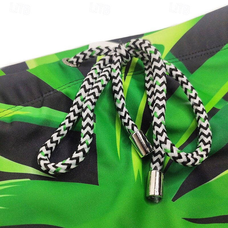 Hombre Estándar Bañador Natación Corto Bañadores Pantalones Calzoncillos de Natación Impreso Correa Secado rápido Eslático Transpirable Sin Mangas Prendas de abajo Surf Deportes acuáticos Natación 2026 - $13.99 –P8