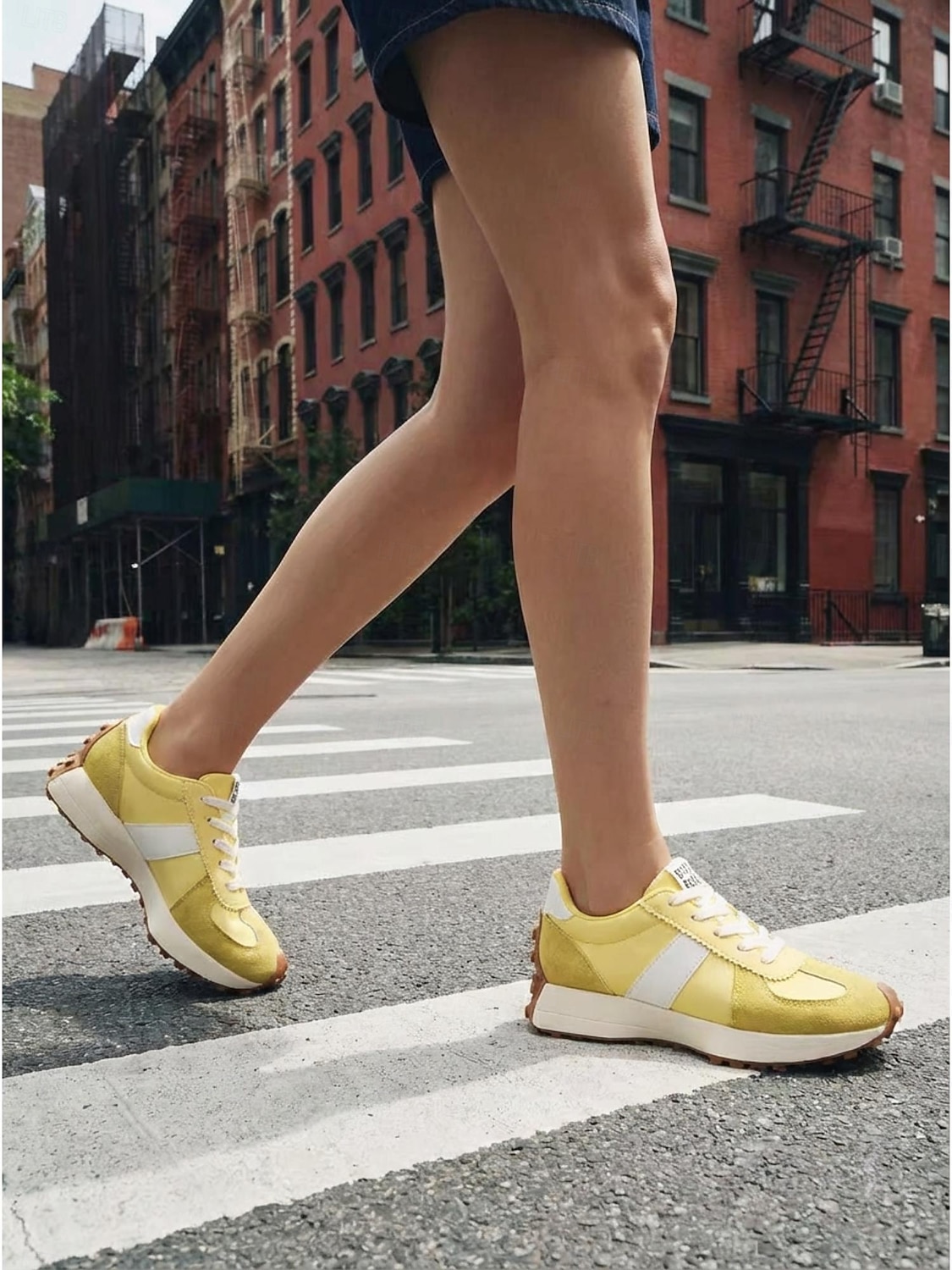 dam retro vit &grå platåsneakers - avslappnade grova pappaskor med svart kontrastrand för dagligt streetwear, urban pendling &stadsvandring 2026 - $42.99 –P1