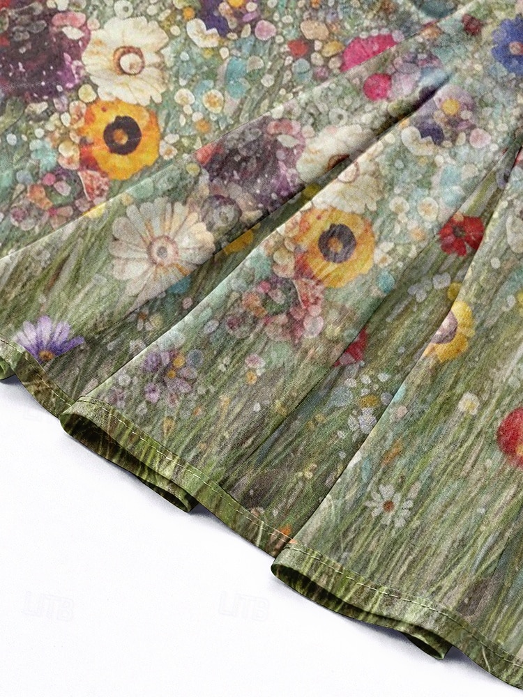 Женский шарф из полиэстера с изображением клевера, изготовленный из дышащего шифона, с зеленым узором в виде клевера, идеально подходит для Дня Святого Патрика и повседневной носки. 2026 - MXN $319.52 –P8