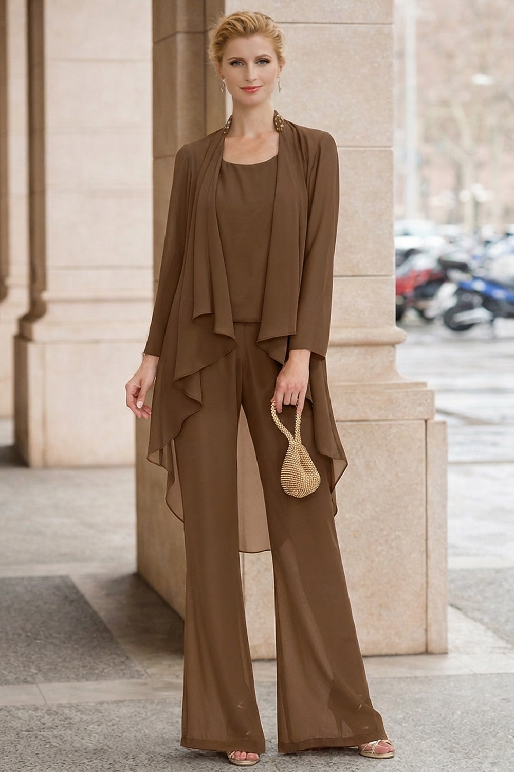 Kvinnes Stola Shrug Mors Stola Frakker  Jakker Elegant Solbeskyttelse Lange Ermer Chiffon Bryllups Gjest Stola med Perler Fest Kveld Vår  Høst å imponere 2026 - $49.99 –P8