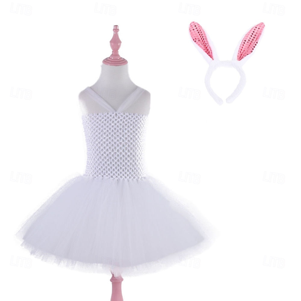 Tutu Robe Tier Kaninchen Osterhase Kleider Lustig Kinder Mädchen Halloween Karneval Ostern Karneval Party Verkleiden 2026 - $23.99 –P5