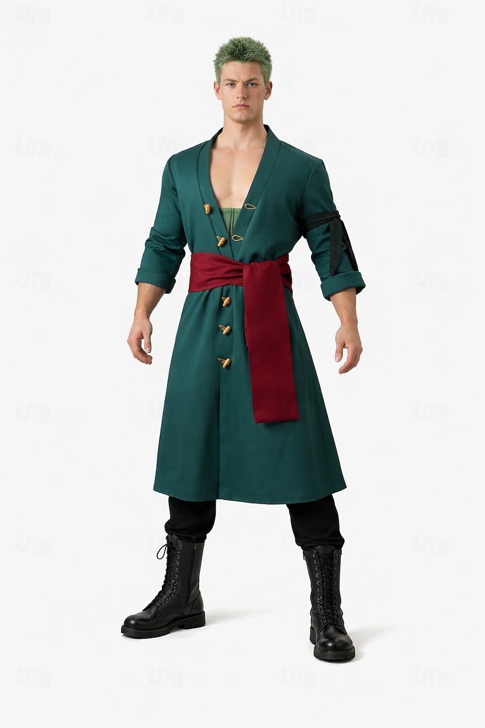 Aventurero del océano Swordsman Pirata del Sombrero de Paja Animé Traje de cosplay Accesorios Trajes De Cosplay Víspera de Todos los Santos Carnaval Disfraz Para Chico Niños Adulto 2026 - $55.99 –P7