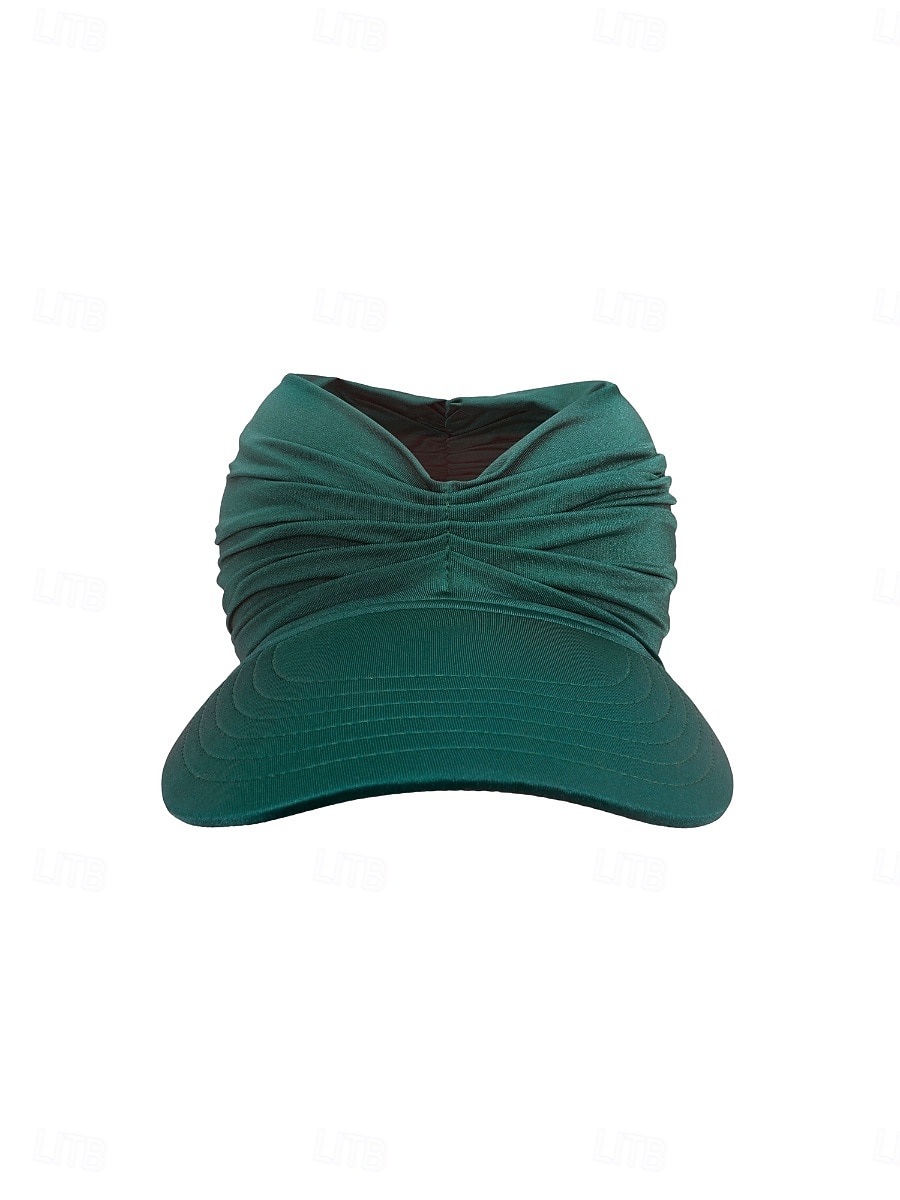 Damen Hut Sonnenhut Sonnenschutz Winddicht Täglich Outdoor Strand Einfarbig 2026 - $6.99 –P6