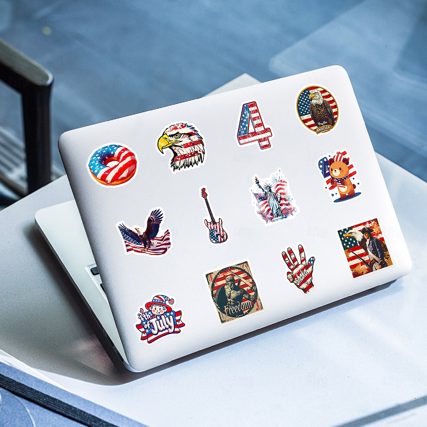 250 buc autocolante pentru sărbătoarea Zilei Independenței Americii, caiet graffiti DIY, skateboard, valiză, autocolante impermeabile, 5 pachete a câte 50 de hârtie artistică 2026 - $11.99 –P8