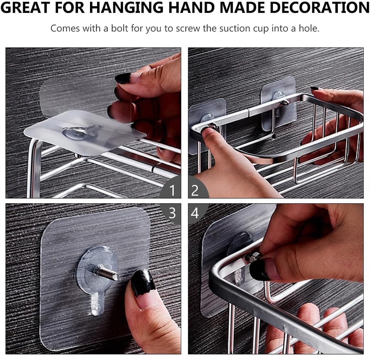 خطافات لاصقة بدون حفر، 20 قطعة من علاقات الصور بدون مسامير، خطافات جدارية لاصقة للتعليق، خطافات لولبية للتثبيت على الحائط، للتعليق على الحائط بدون مسامير للمطبخ والحمام والمنزل 2026 - $15.99 –P8