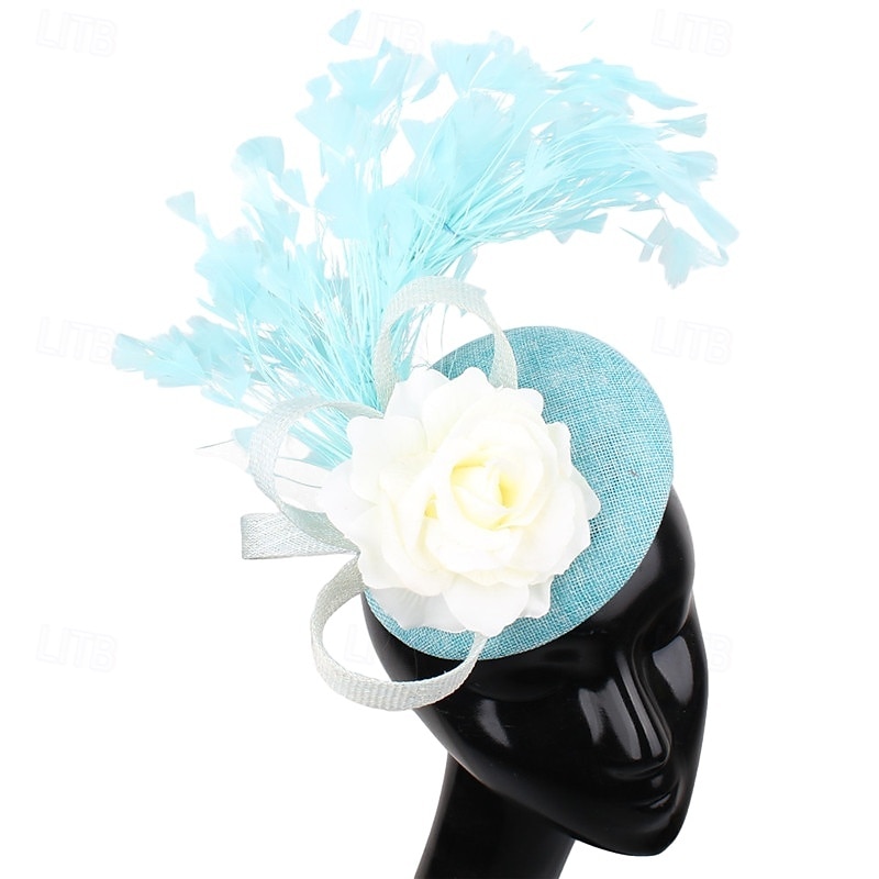 Derby Headpiece Fascinator Hat Fascinator Gentlewoman Floral Fancy Dress Women's Masquerade Tea Party Ascot Horse Racing Festival Adults' Headpiece All Seasons 2026 - $29.99 –P10