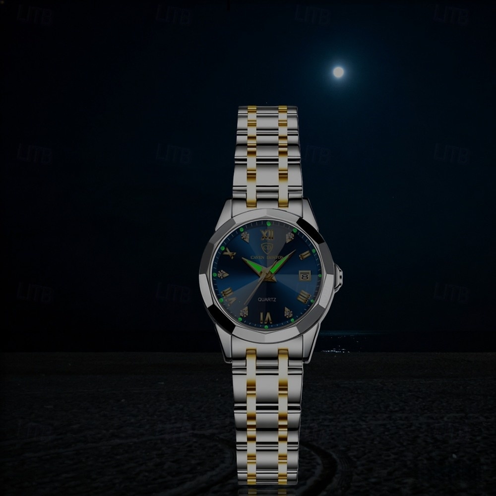 ceas de damă, ceas de lux cu farmec pentru femei, decorațiuni cu diamante, funcție de calendar, afișaj cu lumină de noapte, ceas casual la modă pentru femei, cele mai bune accesorii pentru femei și 2026 - $24.99 –P8