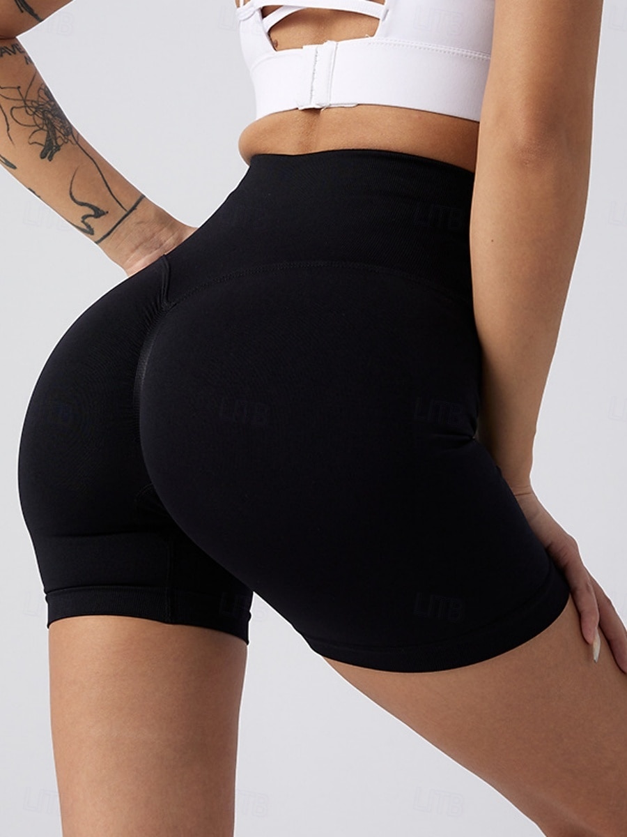 Femmes Shorts Shorts d'été Leggings Mode Streetwear Basique Court Taille haute Uni Taille Élastique Respirabilité Confortable Haute Élasticité Quotidien Salle de sport Yoga Vert foncé Noir Vert de 2026 ? $17.99 –P2
