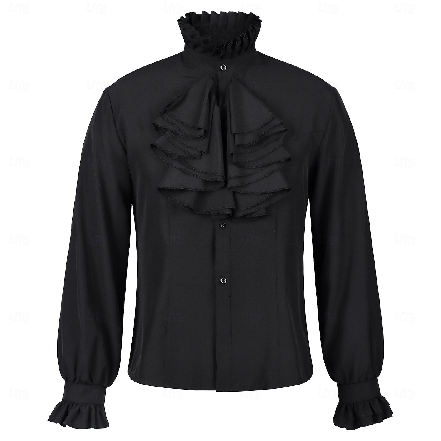 Rokoko Renässans Finkostym Skjorta Väst Vampyr Kunglig klädsel Maskeradkläder Herr fantasi Halloween Karnival Prestanda LARP Ren Faire Vuxna Väst Skjorta 2026 - $68.99 –P13