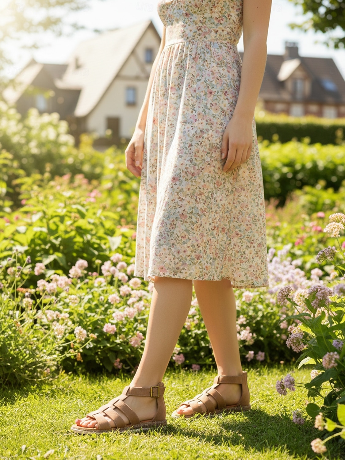 sandali casual bassi da donna con cinturino alla caviglia - morbidi sandali stile gladiatore in similpelle, suola ammortizzata leggera, comode scarpe estive da donna, da indossare tutti i giorni, per passeggiate, viaggi e feste in giardino del 2026 a $42.99 –P5