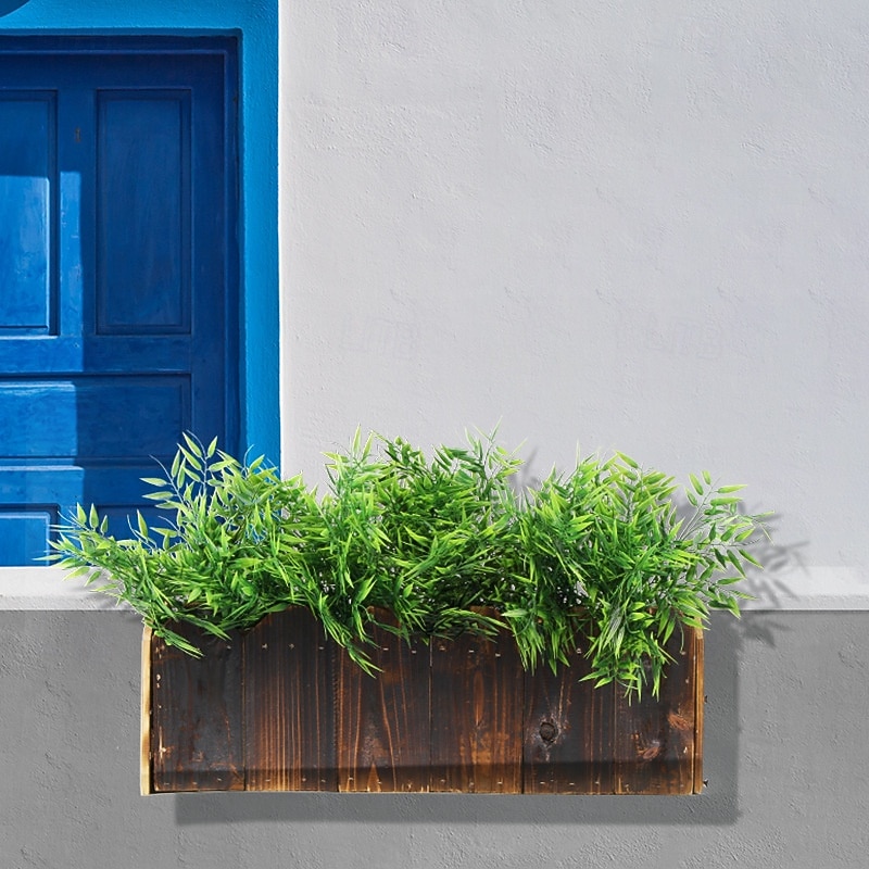 6 wiązek sztucznych liści bambusa, sztuczne kwiaty z tworzywa sztucznego do dekoracji wnętrz, kompozycja stołowa do salonu i ogrodu 2026 - $19.99 –P5