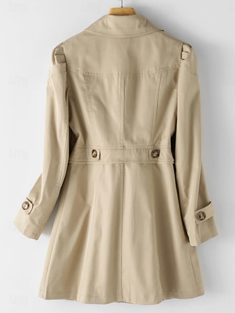 Per donna Giacca Casual Trench Confortevole Traspirante Tasca Bottoni Elegante Moda Casual Semplice Casuale Vacanza Streetwear Abbigliamento quotidiano Monopetto Regolare Collo ripiegato Vestibilit del 2026 a $41.99 –P3
