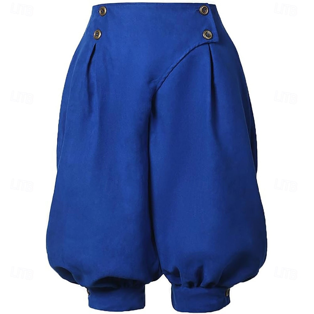 Mittelalterlich Renaissance Steampunk Piratenhose Pirat Kostüm Damen Vikinger Seeräuber Fantasie Leistung LARP Renaissance-Messe Erwachsene Hose Frühling 2026 - $42.99 –P11