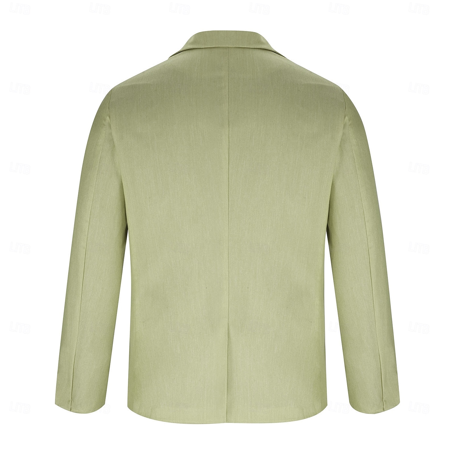 Homens Jaqueta Blazer Colar de entalhe Moda Leve Casual Cor Sólida Blazer Preto Verde Claro Vermelho Moderno Comum 1 Butão de 2026 por $40.99 –P2