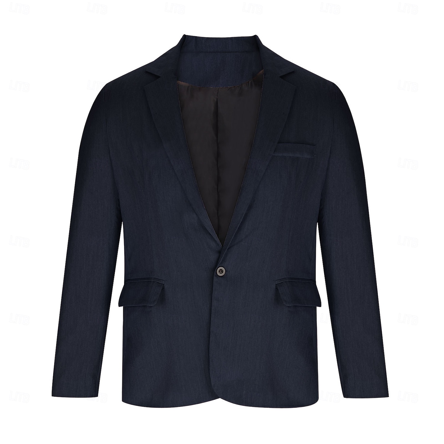 Homens Jaqueta Blazer Colar de entalhe Moda Leve Casual Cor Sólida Blazer Preto Verde Claro Vermelho Moderno Comum 1 Butão de 2026 por $40.99 –P17