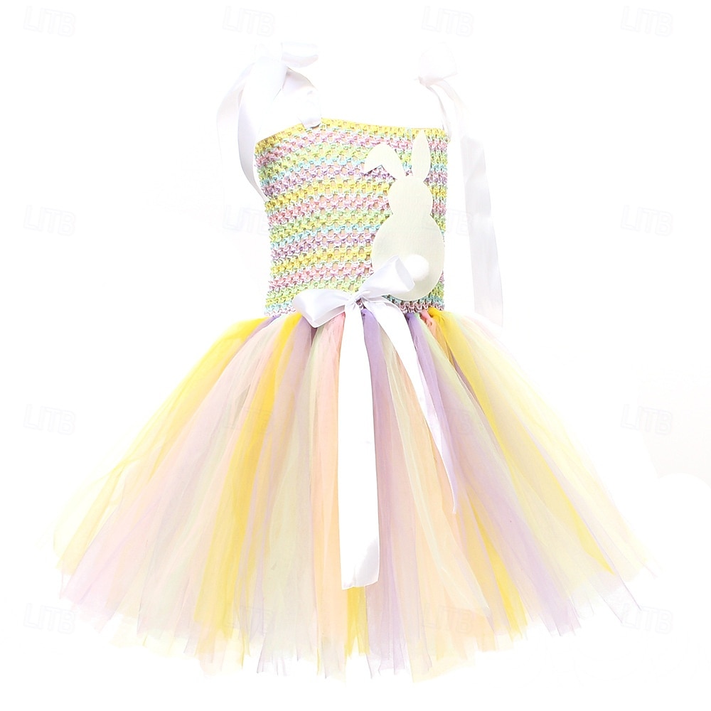 Tutu Robe Tier Kaninchen Osterhase Kleider Lustig Kinder Mädchen Halloween Ostern Karneval Party Verkleiden 2026 - $24.99 –P7