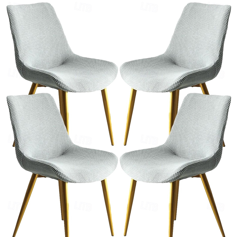 4PCS  Dining Chair Slipcover Stretch Chair Seat Cover for Dining Room Chair Protectors Covers Dining, Soft Thick Washable 2026 - $43.99 –P8