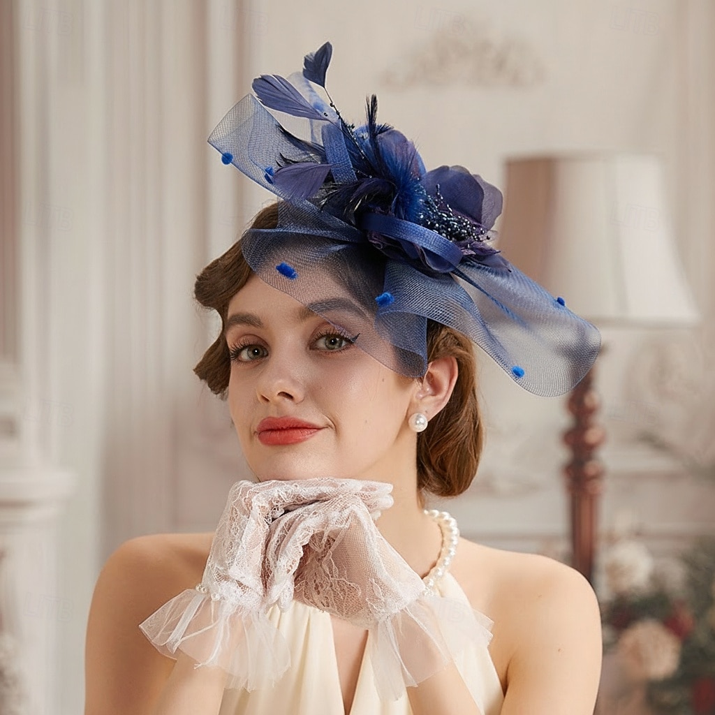 Derby affascinante Gentildonna Floreale Costume Per donna Mascherata Ricevimento di matrimonio Ascot Festival delle corse di cavalli Adulti Copricapo del 2026 a $24.99 –P1