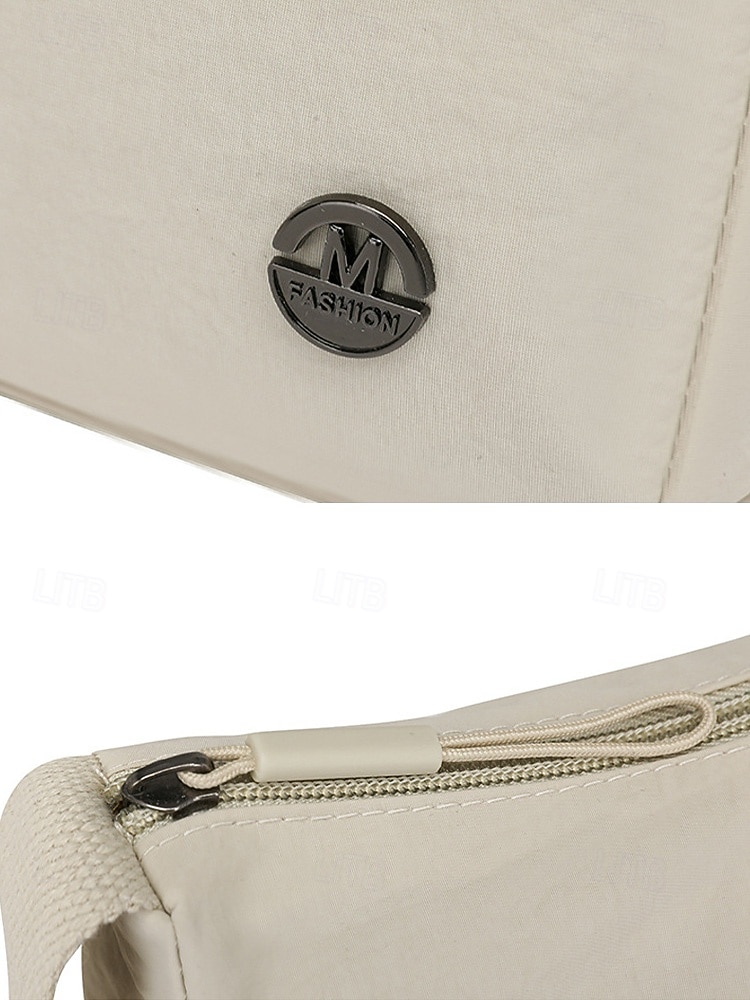 Dámská vícebarevná voděodolná polyesterová crossbody kabelka, velká kapacita, univerzální pro každodenní nošení i na dovolenou, nastavitelný popruh, stylový a funkční design 2026 - $18.99 –P12