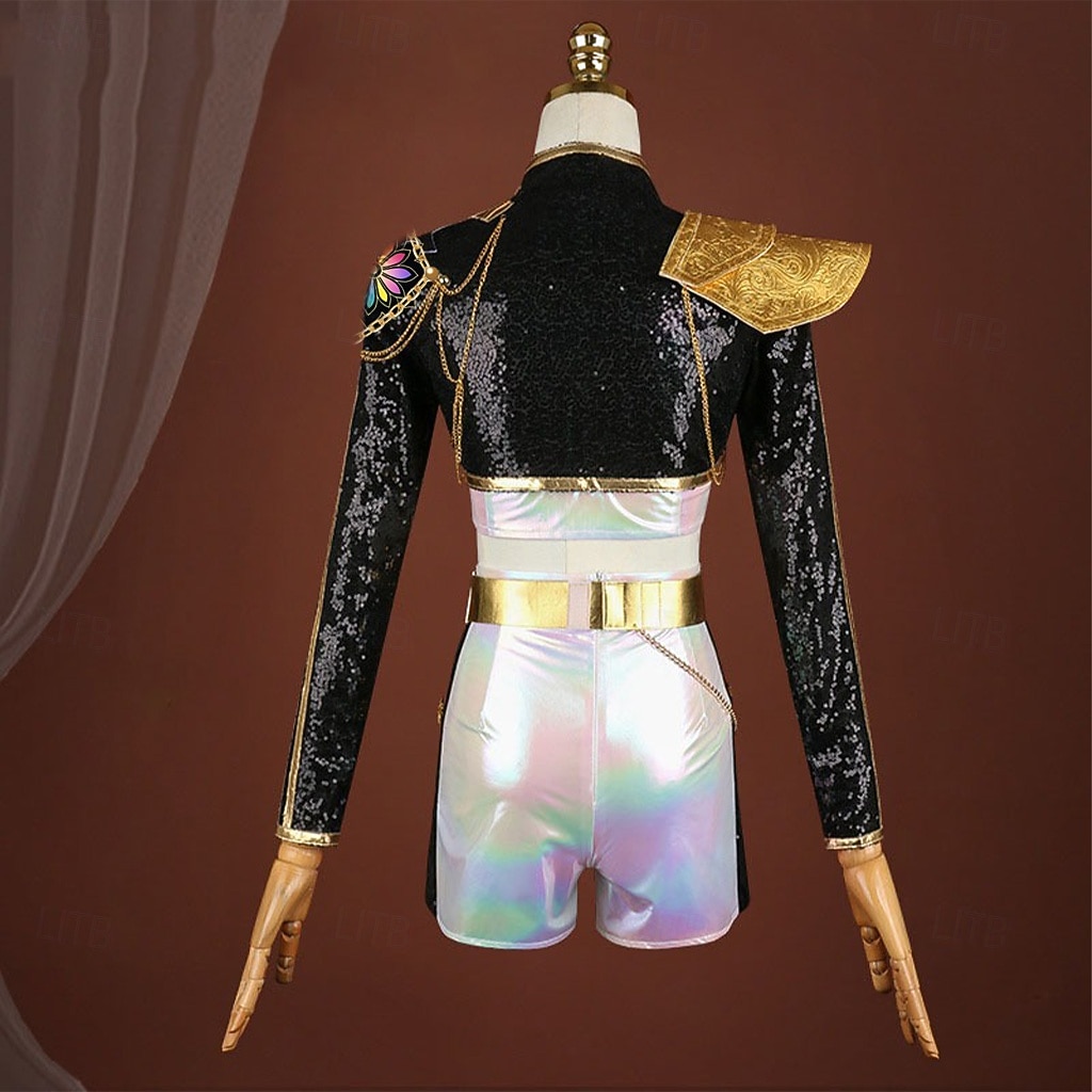 Von koreanischen Idolen inspiriert Idol Popstar Kostüm Festkleidung Virtuelles Idol for Damen Mädchen Erwachsene Kinder Halloween Karneval Leistung Comic-Konzert Anime Expo 2026 - $83.99 –P15