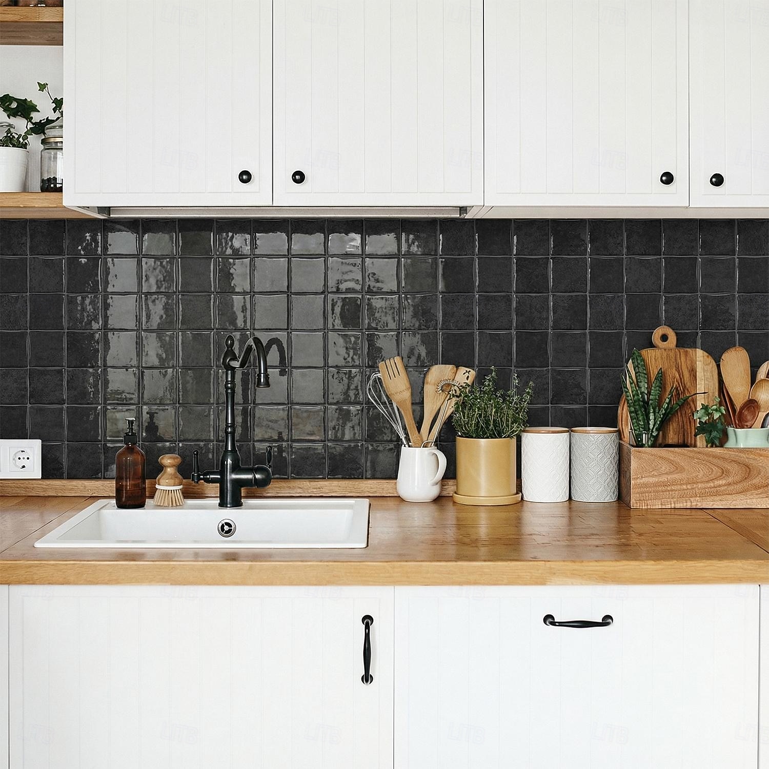 Paquete de 10 paneles decorativos de pared 3D, azulejos de vinilo vintage de epoxi para salpicadero de cocina, adhesivos autoadhesivos despegables, aptos para cocinas, baños, lavanderías y vehículos 2026 - $25.99 –P17