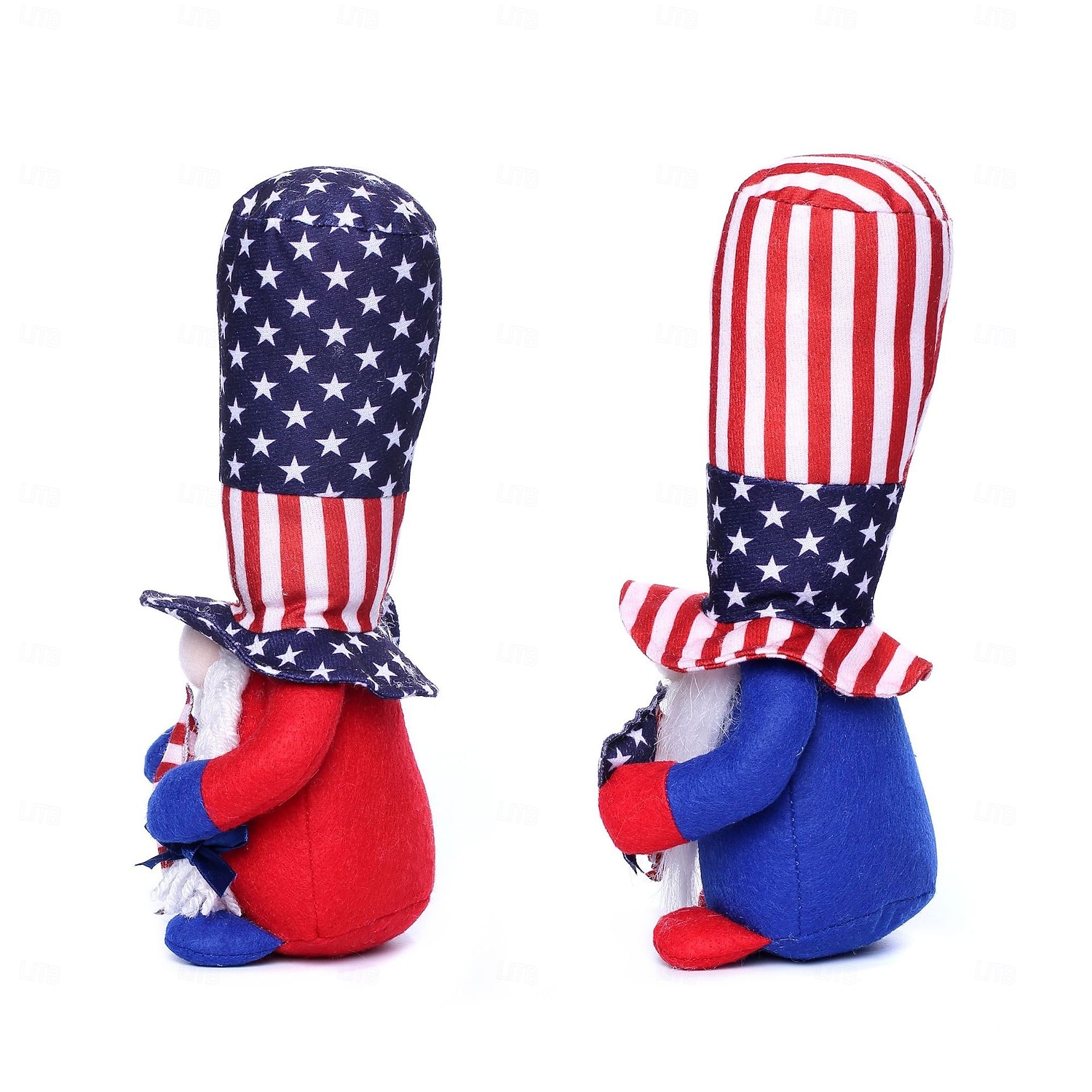 250 Years Independence Day Striped Pentagram Rudolf Dwarf Faceless Doll Decoration 2026 - $13.99 –P4