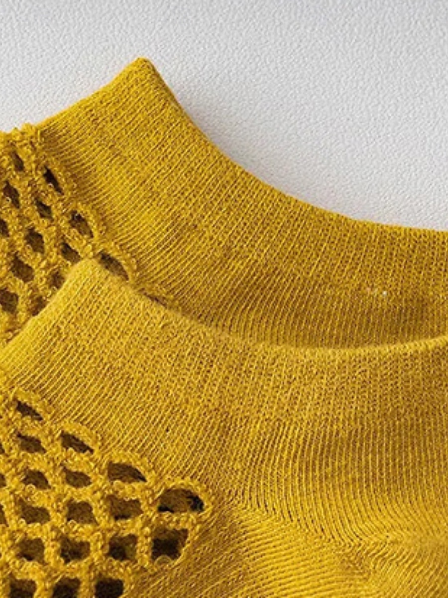Damen Versteckte Socken Täglich Heim Einfarbig Polyester Lässig 1 Paar 2026 - $4.99 –P8