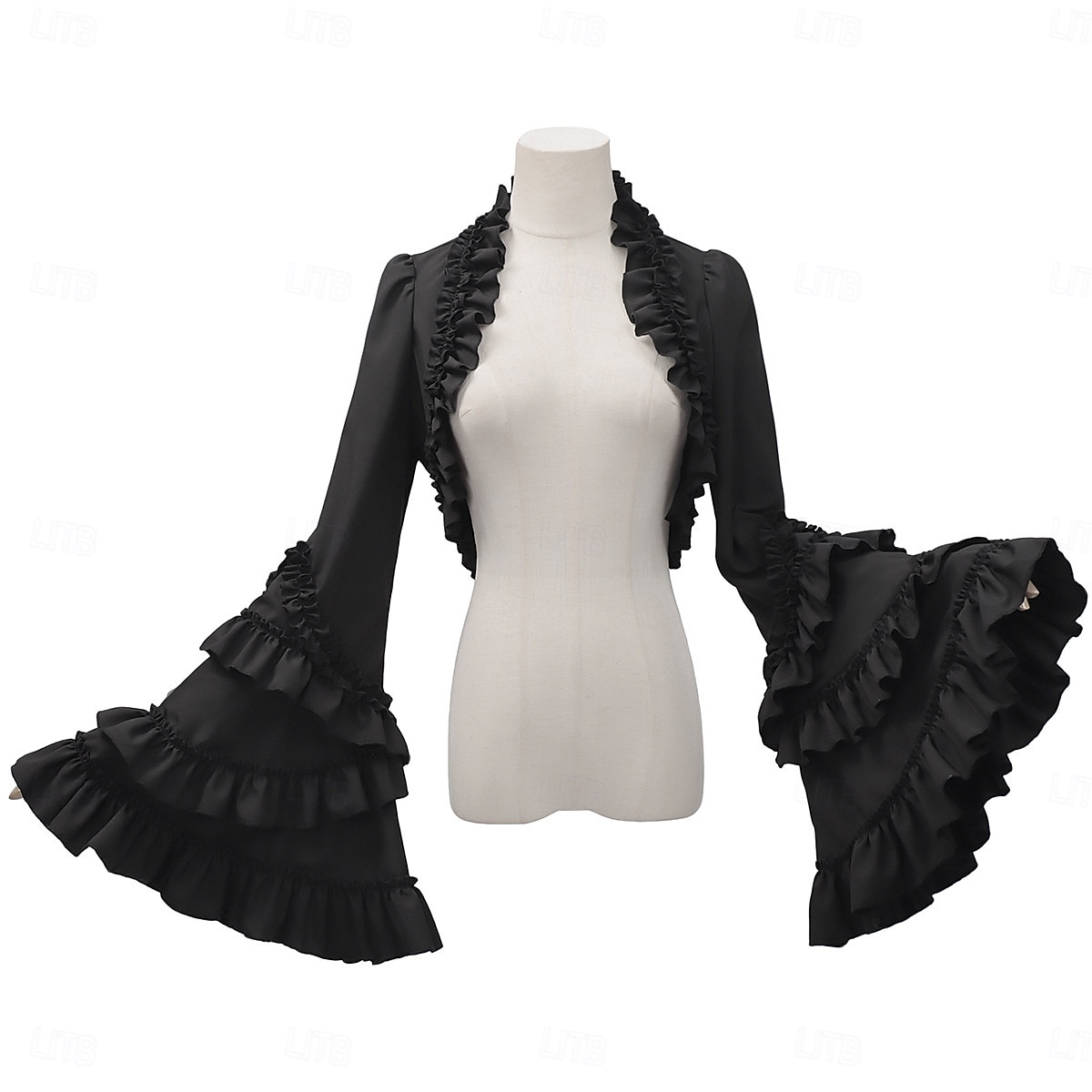 Rokoko Renesanční Steampunk Kabát Fancy kostým Tričko Volánkový rukáv Čerodějnice Upír Královský oděv Maškarní kostým Dámské Fantazie předvečer Všech svatých Karneval Výkon LARP Ren Faire Dospělé 2026 - $38.99 –P2