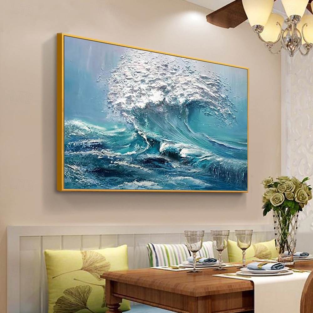 Handmade Oil Painting Hand Painted Vertical Abstract Landscape Modern Rolled Canvas (No Frame) 2026 - $71.99 –P5