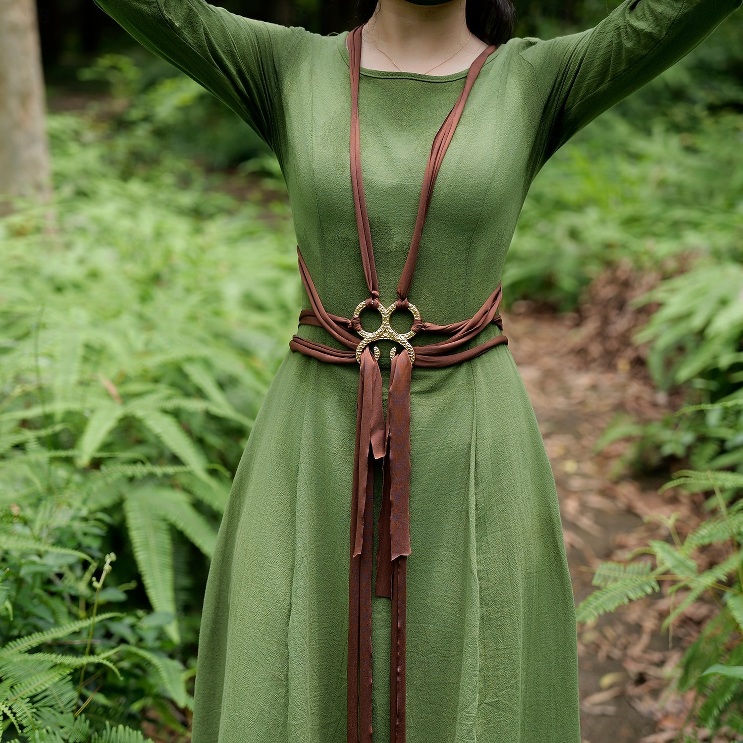 Medieval Renaissance Fancy Costume Accessories Elf Fairy Elven Fancy Dress Women's Fantasy Halloween Carnival Performance LARP Ren Faire Adults' Belt 2026 - ZAR R306.24 –P1