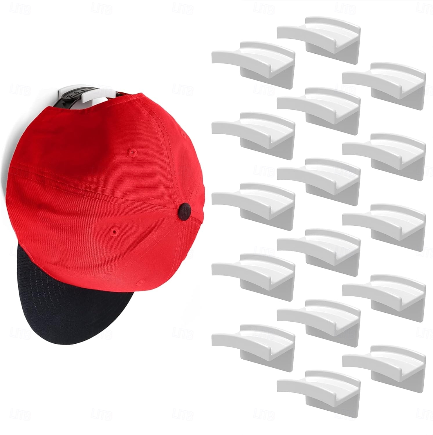 16 Pack Hat Hooks for Wall, No Drill Adhesive Hat Hangers, Minimalist Cap Holder Rack, Strong Hold Damage-Free Sticky Wall Hooks for Baseball Caps, Door & Closet Organization 2026 - $16.49 –P5