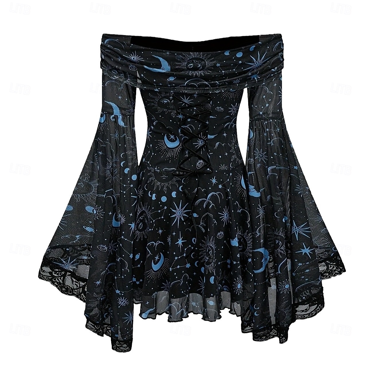 Medievale Steampunk Vestito Costume di fantasia Lunghe Strega Vampiro Costume Per donna Fantasia Halloween Carnevale Performance LARP Fiera Rinascimentale Adulti Vestito del 2026 a $41.99 –P6