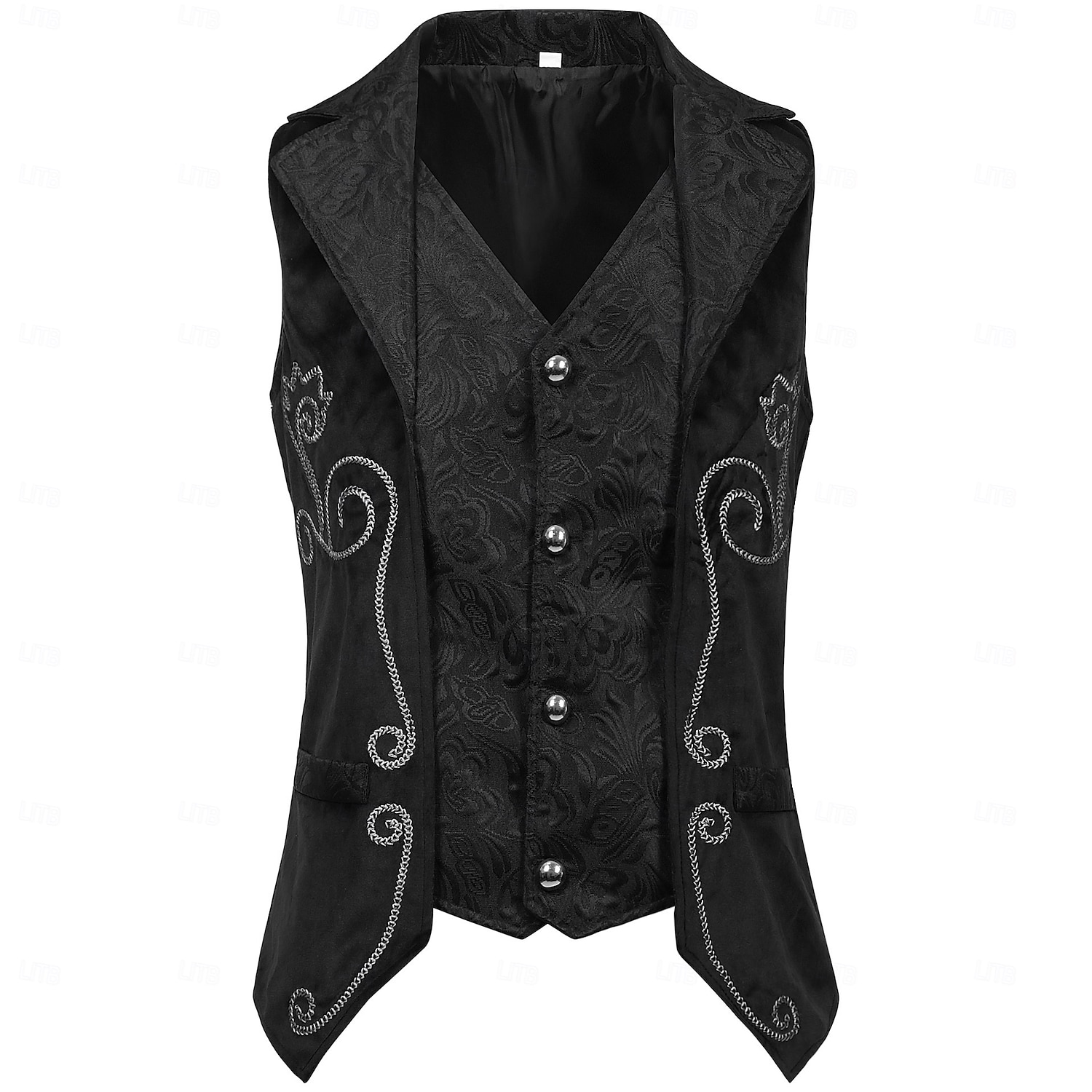 Rokoko Victoriansk Renässans Finkostym Frack Skjorta Adelsman Kunglig klädsel Maskeradkläder Herr fantasi Halloween Karnival Prestanda LARP Ren Faire Vuxna Väst Skjorta 2026 - $57.99 –P1