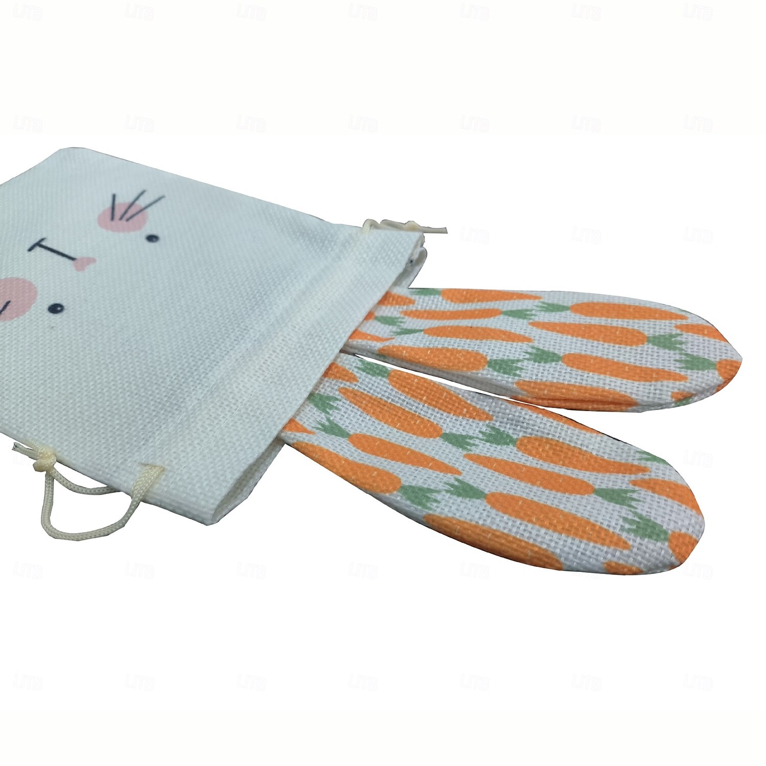 6pcs Bunny Drawstring Bags, 5.91x7.09inch, Cute Carrot Rabbit Easter Gift Pouches for Party Favors, Candy, Jewelry, Surprise Packaging, Goodie Bags for Wedding, Tailgating, Spring & Summer Events 2026 - $27.99 –P10