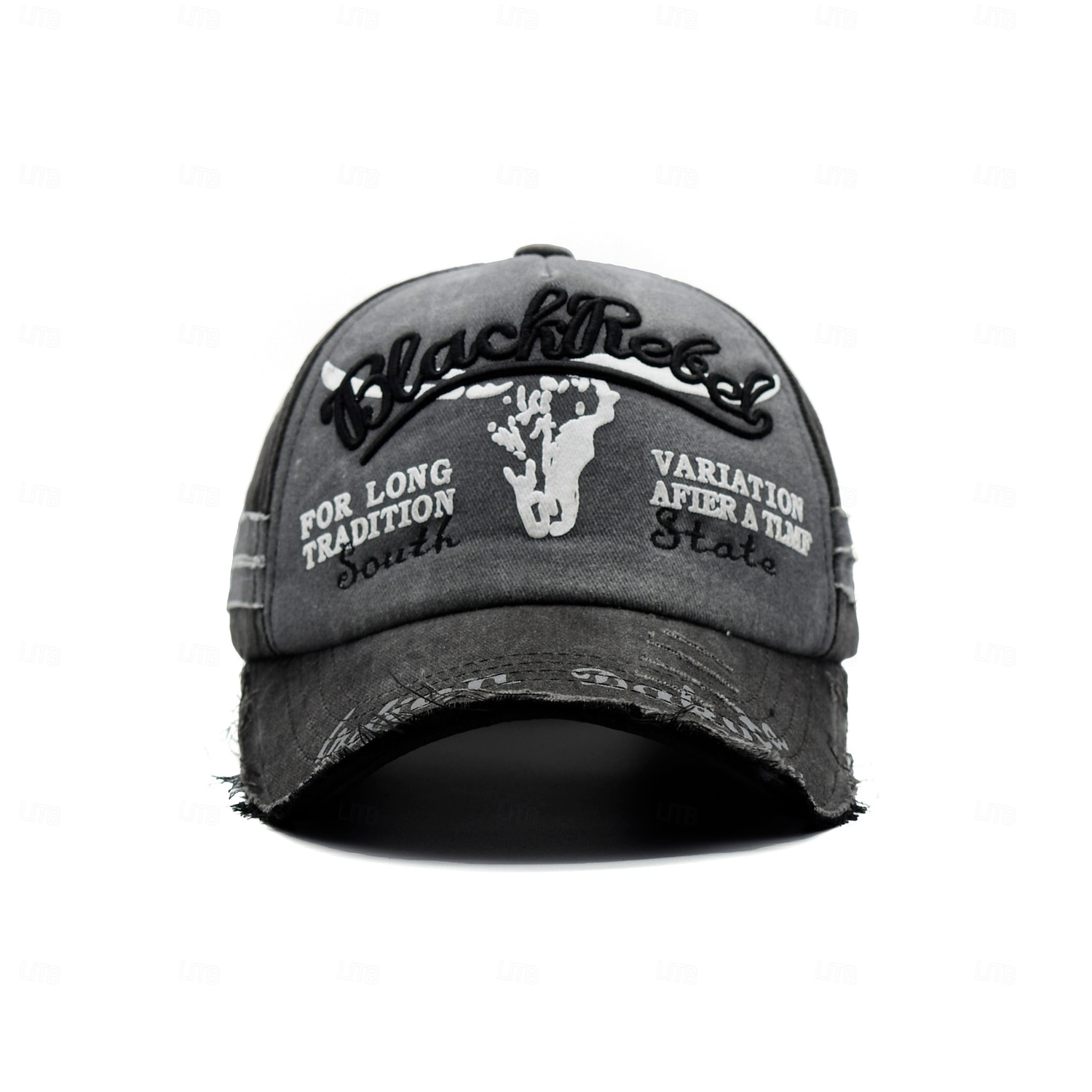 μαύρο καπέλο φορτηγού Rebel, vintage καπέλο μπέιζμπολ με κεντημένο λογότυπο, ρετρό στυλ δρόμου, ρυθμιζόμενο snapback, mesh back, casual unisex καπέλο μπαμπά 2026 - $15.99 –P2