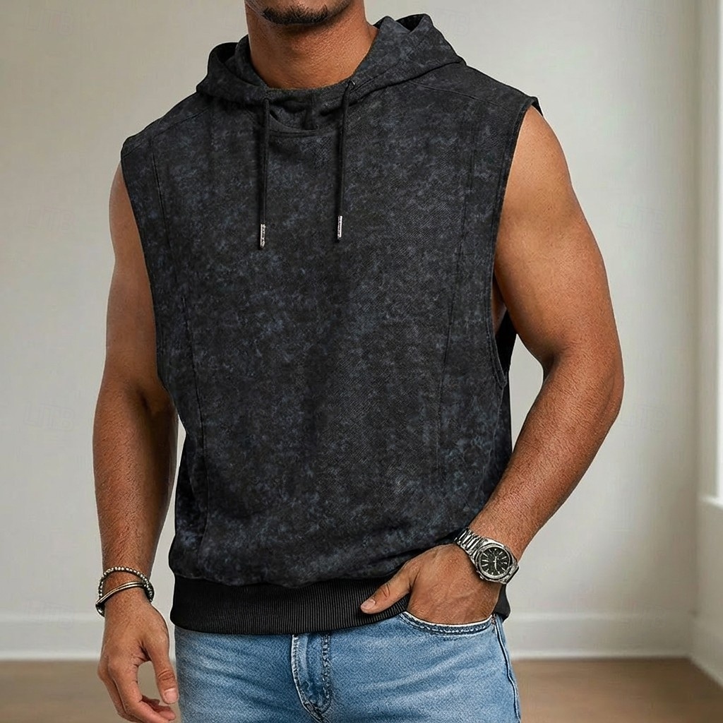 SoftFade™ Pánský tank top vest top s kyselinovým praním bezrukávová mikina bezrukávová léto jaro vintage ležérní s tkanicemi ležérní sportovní oblečení černá námořnická modrá zelená tričko pro muže 2026 - $19.99 –P6