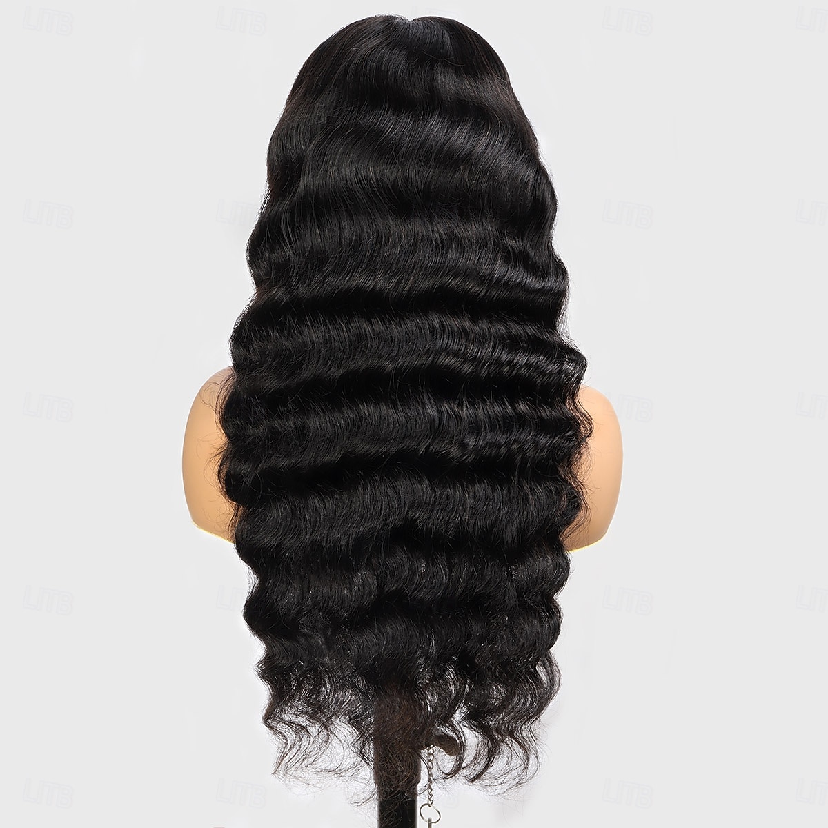 Peruca de cabelo humano natural com cor natural, descolorida, com nós em renda 5x5, ondas profundas e soltas, densidade de 150%, 56-76 cm (22-30 polegadas), para mulheres negras. de 2026 por QAR 1499.27 –P2
