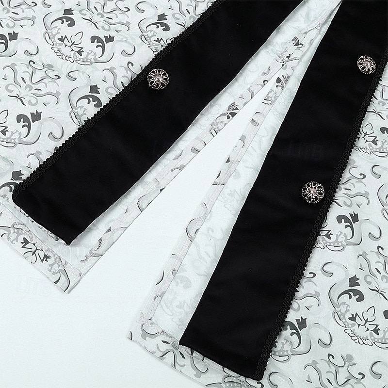 Rokoko Mittelalterlich Renaissance Mantel Ausgefallene Kostüme Halskrause langarm Edelmann Königliche Kleidung Kostüm Herren Fantasie Halloween Karneval Leistung LARP Renaissance-Messe Erwachsene 2026 - $60.99 –P20