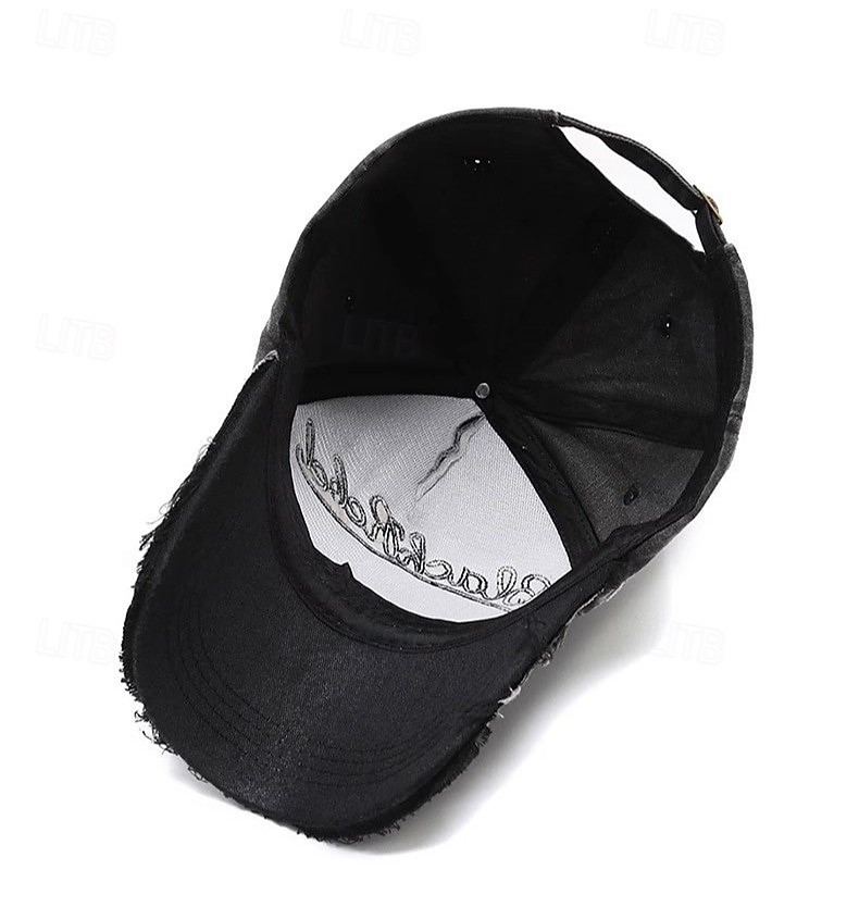 μαύρο καπέλο φορτηγού Rebel, vintage καπέλο μπέιζμπολ με κεντημένο λογότυπο, ρετρό στυλ δρόμου, ρυθμιζόμενο snapback, mesh back, casual unisex καπέλο μπαμπά 2026 - $15.99 –P5