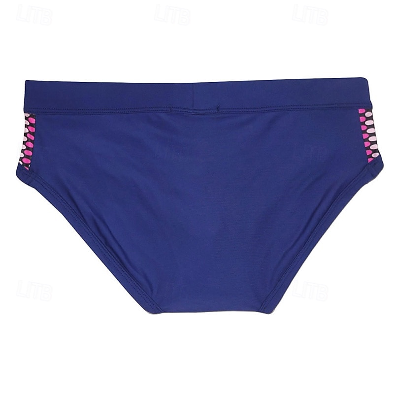 Herren Badeshorts Badehose Badehosen Patchwork Punkt Kordelzug Schnelltrocknend Elastisch Atmungsaktiv Unterteile Surfen Wassersport Schwimmen Sommer 2026 - $13.99 –P16