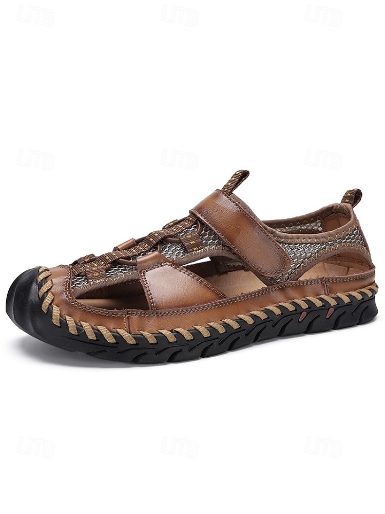 Sandálias masculinas estilosas para atividades ao ar livre, duráveis e respiráveis, ideais para aventuras em resorts. de 2026 por $34.99 –P8